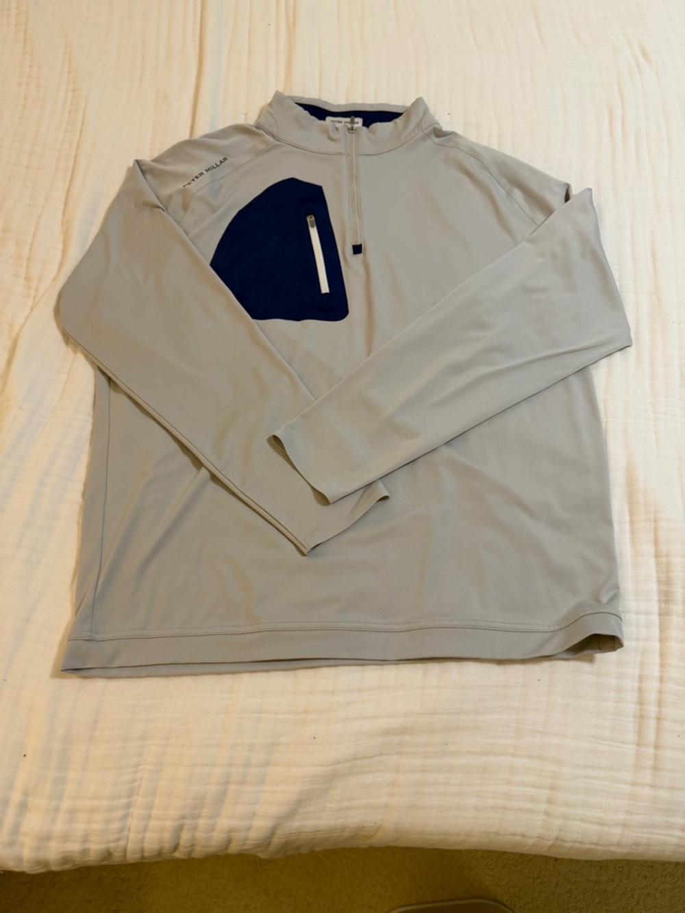 Peter Millar Forge Quartet Zip Pullover Size L